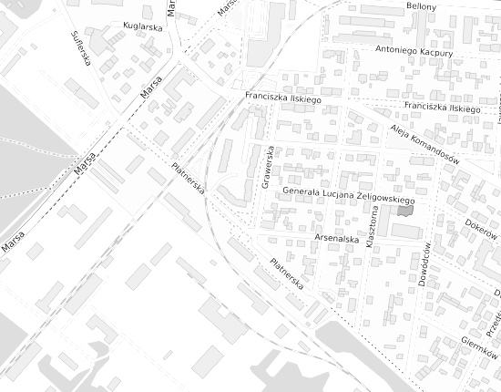 Mapa z adresem organizacji