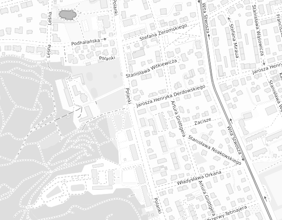Mapa z adresem organizacji
