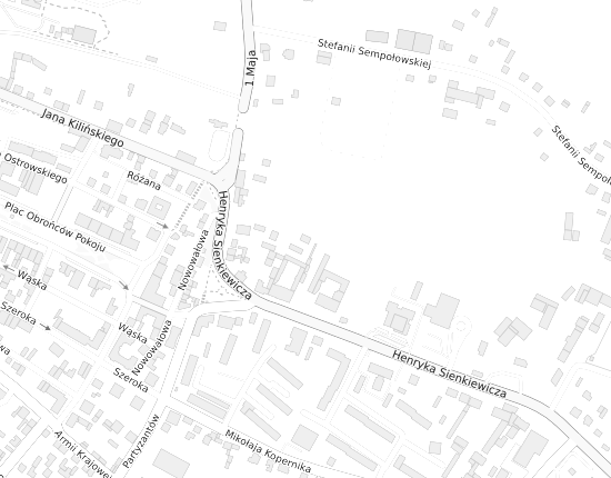 Mapa z adresem organizacji
