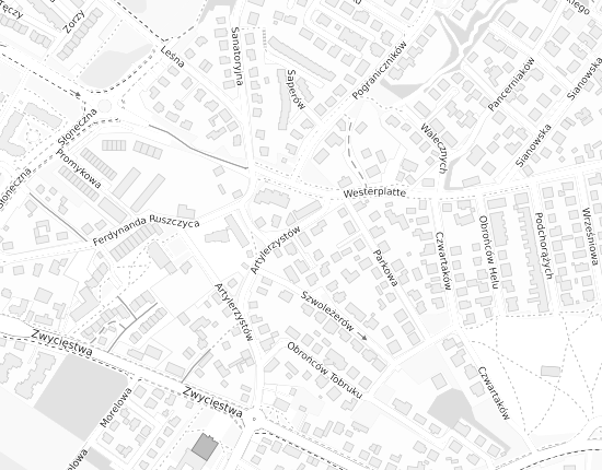 Mapa z adresem organizacji
