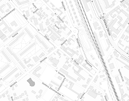 Mapa z adresem organizacji