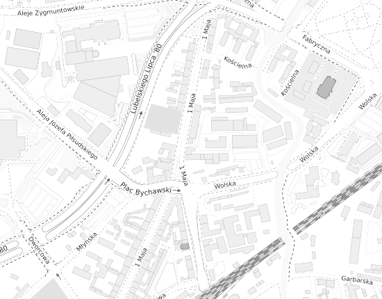 Mapa z adresem organizacji