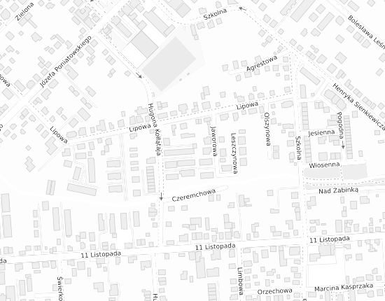 Mapa z adresem organizacji