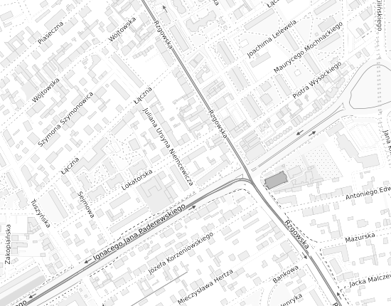 Mapa z adresem organizacji