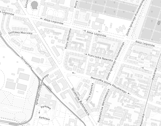 Mapa z adresem organizacji