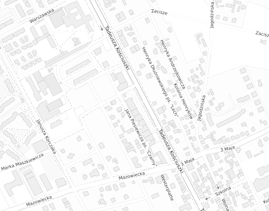 Mapa z adresem organizacji