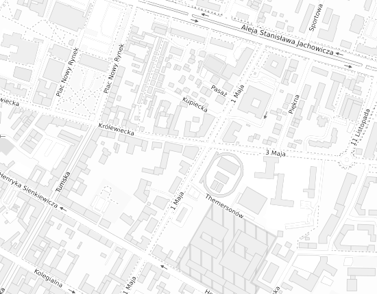 Mapa z adresem organizacji