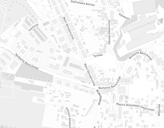 Mapa z adresem organizacji