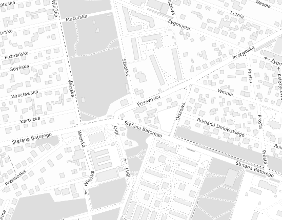 Mapa z adresem organizacji