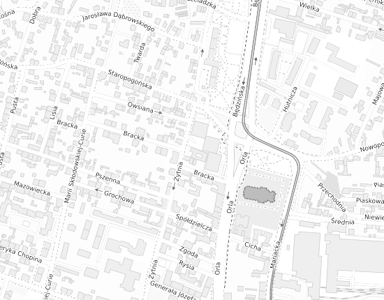 Mapa z adresem organizacji