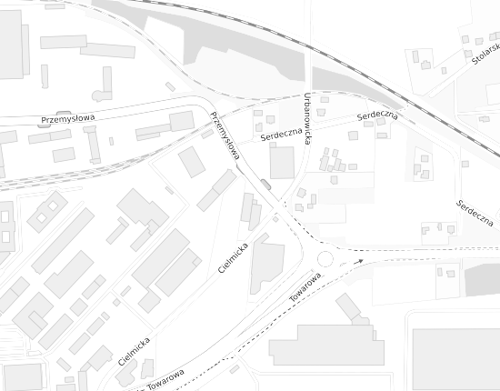 Mapa z adresem organizacji