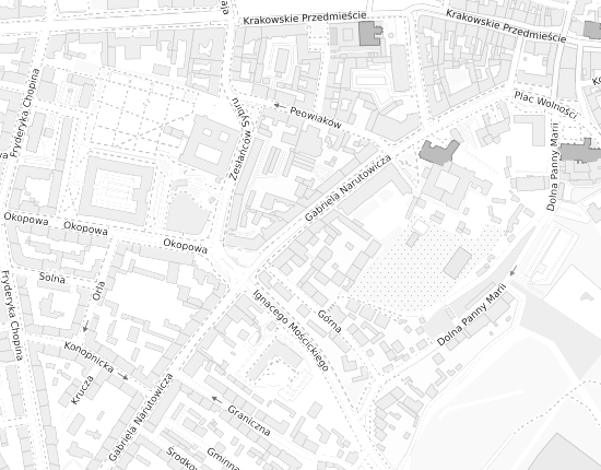 Mapa z adresem organizacji