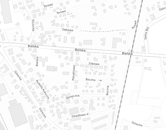 Mapa z adresem organizacji