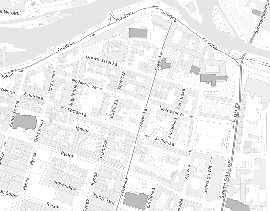 Mapa z adresem organizacji