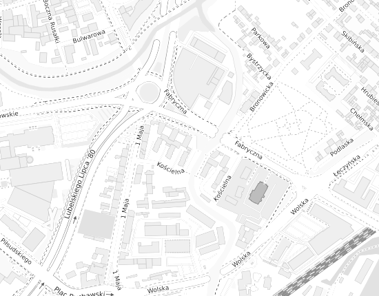 Mapa z adresem organizacji