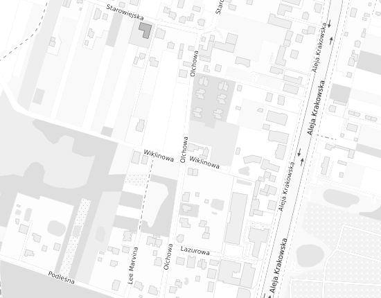 Mapa z adresem organizacji