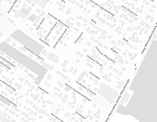 Mapa z adresem organizacji