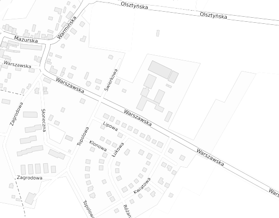 Mapa z adresem organizacji
