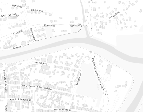Mapa z adresem organizacji