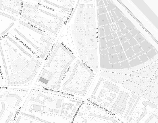 Mapa z adresem organizacji