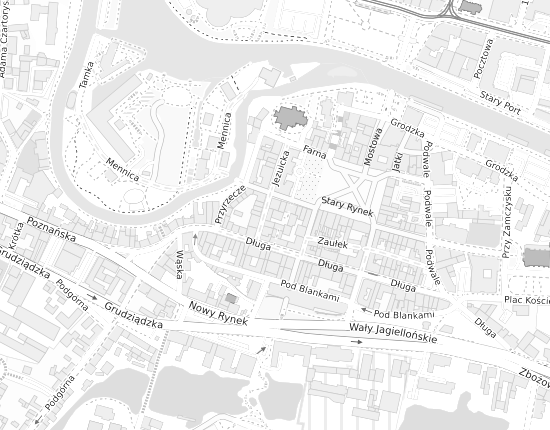 Mapa z adresem organizacji