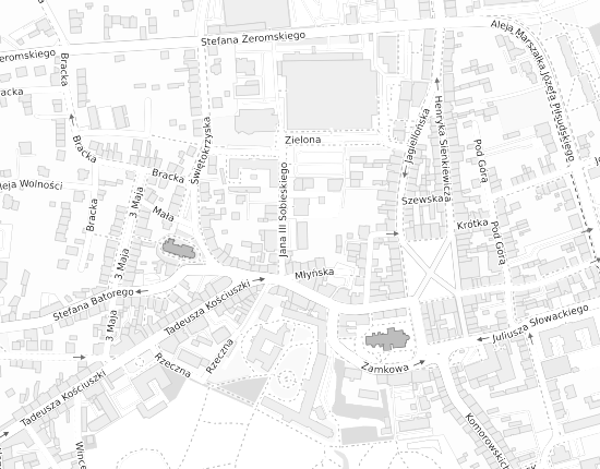 Mapa z adresem organizacji