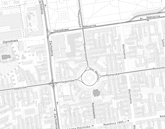 Mapa z adresem organizacji