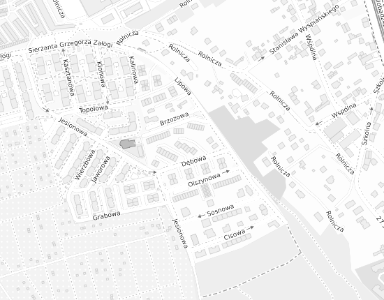 Mapa z adresem organizacji