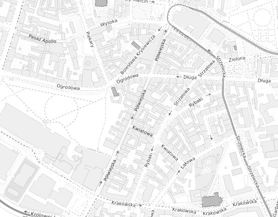 Mapa z adresem organizacji