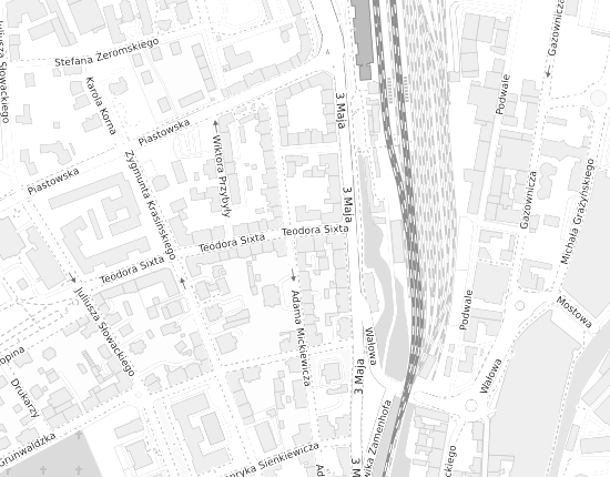 Mapa z adresem organizacji