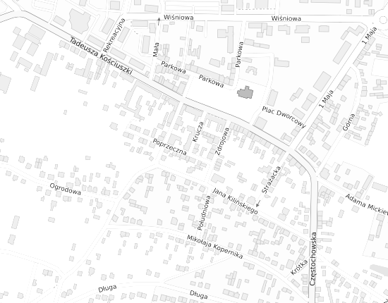Mapa z adresem organizacji