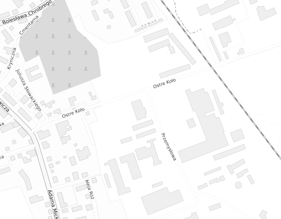 Mapa z adresem organizacji