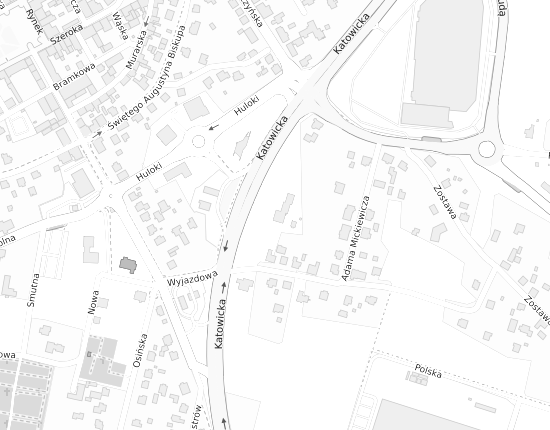 Mapa z adresem organizacji
