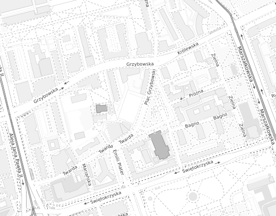 Mapa z adresem organizacji