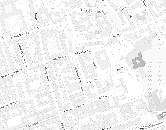 Mapa z adresem organizacji
