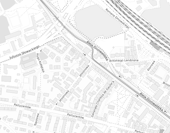 Mapa z adresem organizacji