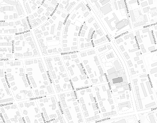 Mapa z adresem organizacji