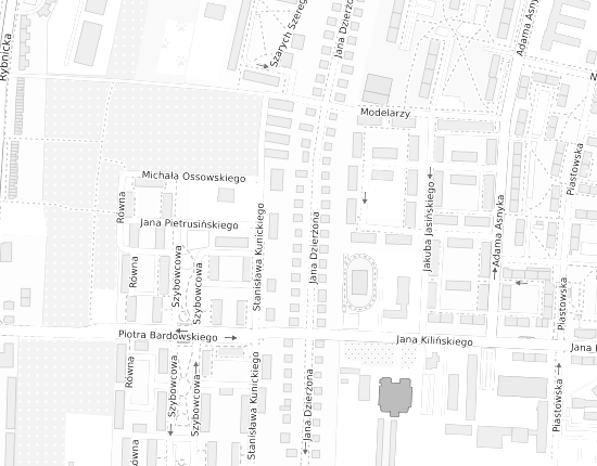 Mapa z adresem organizacji