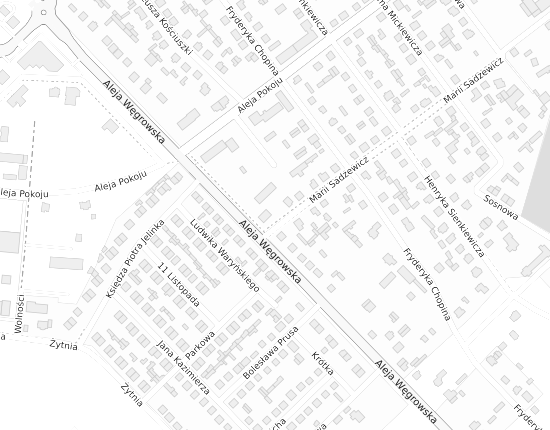 Mapa z adresem organizacji