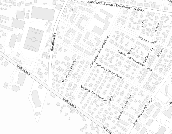 Mapa z adresem organizacji
