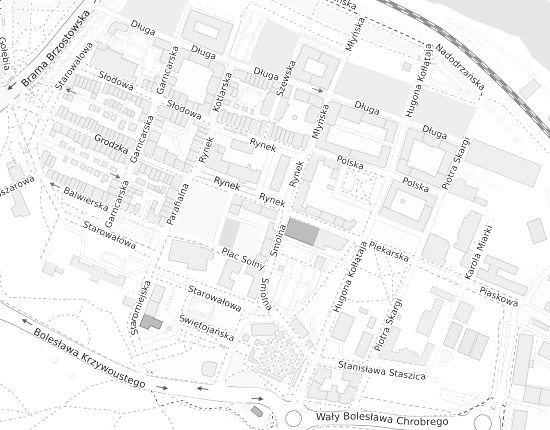 Mapa z adresem organizacji