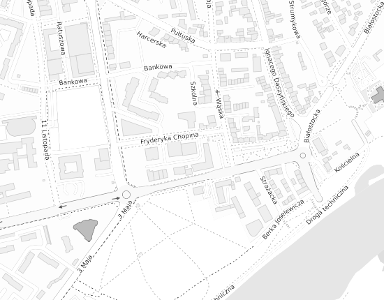 Mapa z adresem organizacji
