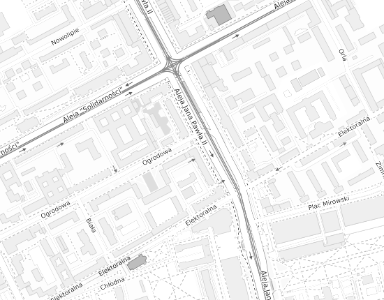 Mapa z adresem organizacji