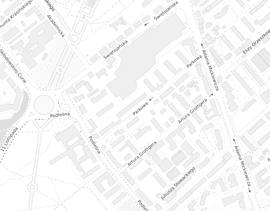 Mapa z adresem organizacji