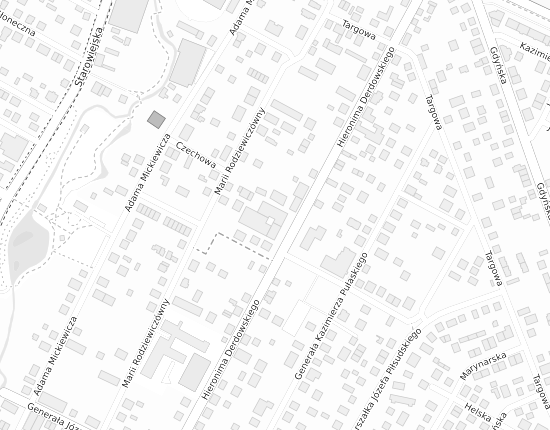 Mapa z adresem organizacji
