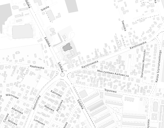 Mapa z adresem organizacji