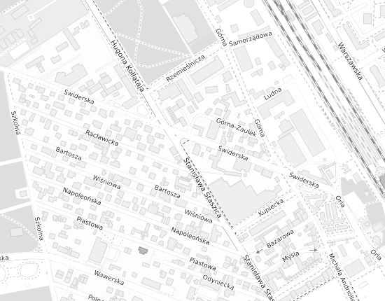 Mapa z adresem organizacji