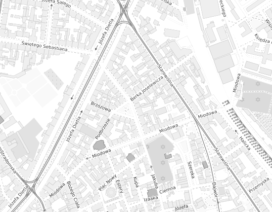 Mapa z adresem organizacji
