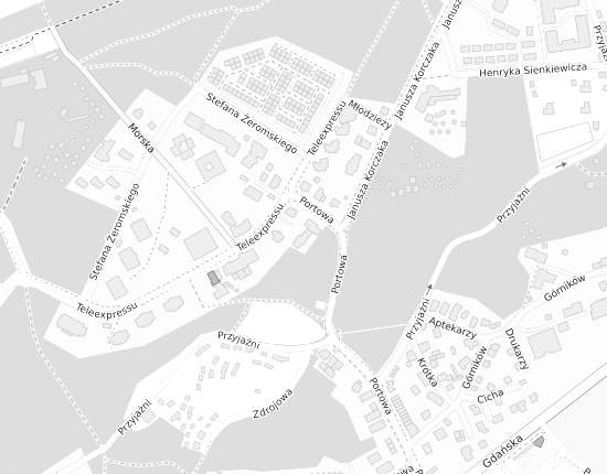 Mapa z adresem organizacji