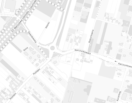 Mapa z adresem organizacji
